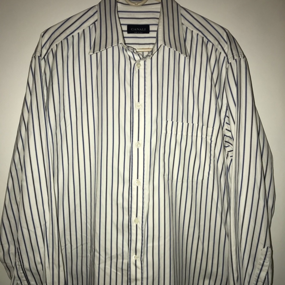 Men’s Canali Button Down Dress Shirt